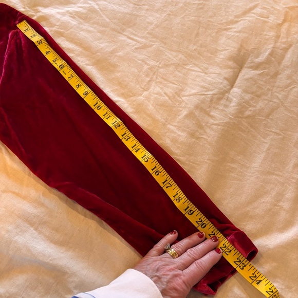 NWT Eileen Fisher Red Velvet Crew Neck Dress, Medium, Elegant Chic Minimalist - Picture 13 of 14